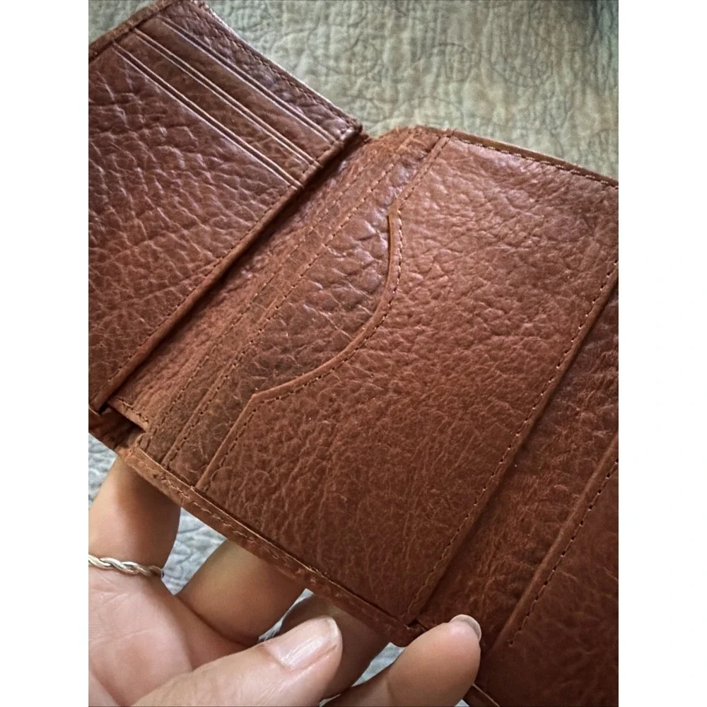 Duluth Trifold Bison Wallet